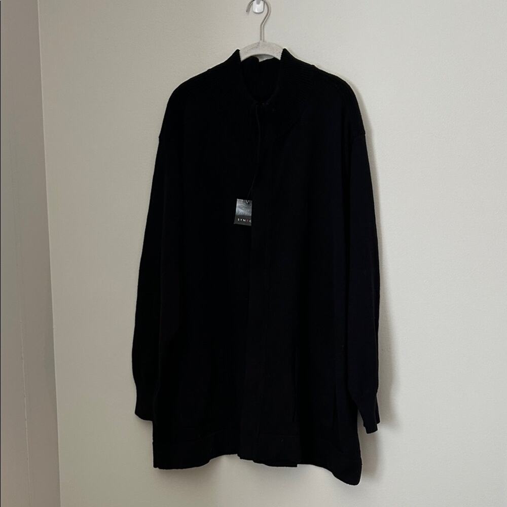 Synergy Black Knit Cardigan